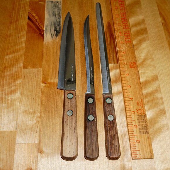 3 of the best knives ever made in the USA Flint USA Vanadium like new - Picture 1 of 4